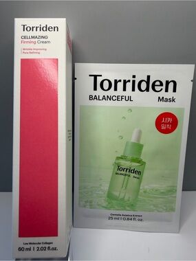 Torriden Cellmazing Firming Cream 60ml & Balanceful Mask - Bundle